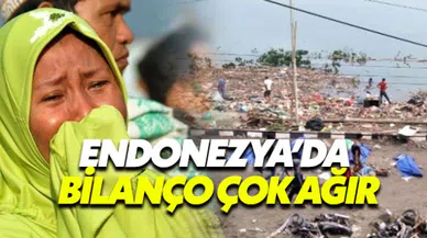 Endonezya'da depremin neden olduğu tsunamide bilanço ağır