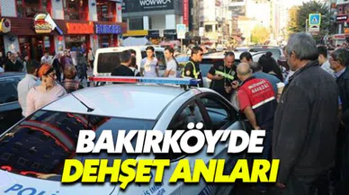 Bakırköy'de bir sürücü aracını kalabalığın arasına sürdü