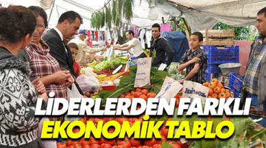 Liderlerden birbirinden farklı ekonomik tablo