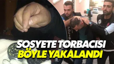Sosyete torbacısı Cihangir'de yakalandı