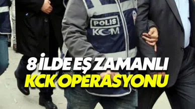 Türkiye genelinde KCK operasyonu