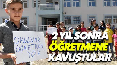 Hakkari'de 2 yıl boş kalan okulda eğitim başladı