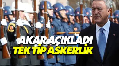 Hulusi Akar açıkladı tek tip askerlik geliyor