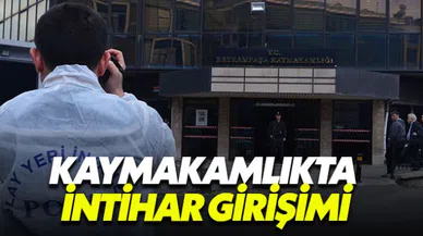 Bayrampaşa Kaymakamlığı'nda intihar girişimi
