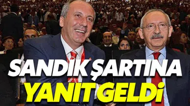 İnce'nin sandık şartına Kılıçdaroğlu'ndan yanıt geldi