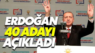 Cumhurbaşkanı Erdoğan partisinin belediye başkan adaylarını açıkladı