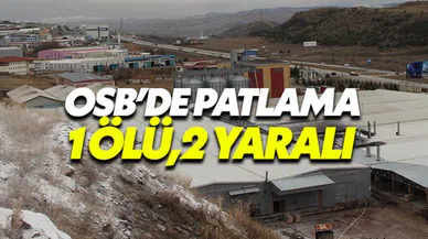 Tıbbi gaz dolum tesisinde patlama: 1 işçi öldü, 2 işçi yaralandı