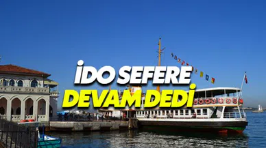 İDO (İstanbul Deniz Otobüsleri) iç hat seferlerine devam kararı aldı