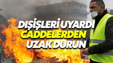 Türkiye'den Sarı Yelekliler eylemi uyarısı