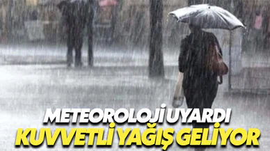 'Kuvvetli Yağış' Uyarısı