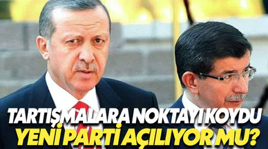 Ahmet Davutoğlu'nun Parti Açacağıyla İlgili Konuya Açıklama Getirildi