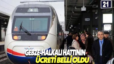 Gebze-Halkalı Demir Yolu Hattı'nın ulaşım ücreti belli oldu