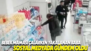 Bebeği için mama çalan babanın gözaltına alınması sosyal medyayı yıktı