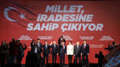 Altılı Masa, En Görkemli Buluşmasını Saraçhane'de Yaptı