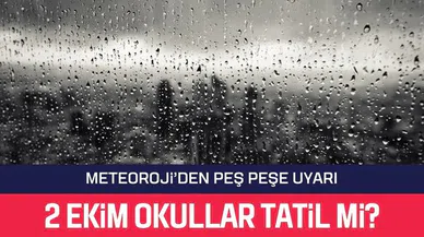 2 Ekim okullar tatil mi? Pazartesi okullara tatil var mı?