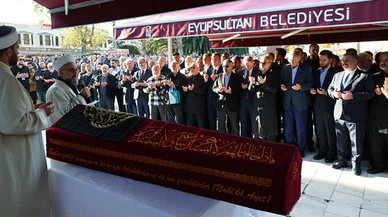 Erdoğan, Hacer Muhterem Coşan'ın Cenaze Töreninde