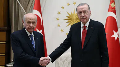 Başkan Erdoğan, Devlet Bahçeli'yi Kabul Etti