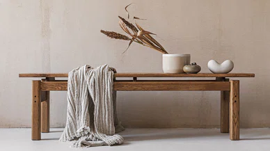 Doğal Malzemelerle Sade ve Huzurlu Bir Ev