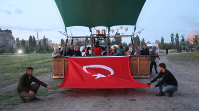 Kapadokya’da 19 Mayıs'a özel balon uçuşu