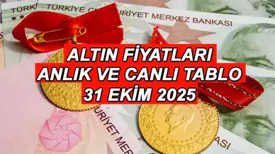 Altın Fiyatları 31 Ekim 2025: Güncel Alış Satış Fiyatları