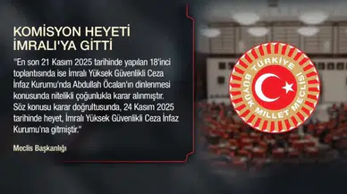 Heyet Çarşamba Günü Komisyona Bilgi Verecek