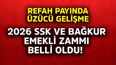 2026 SSK ve BAĞKUR Emekli Maaş Zammı Belli Oldu