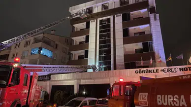 Bursa'da Otel Yangını: 8 Kişi Hastaneye Kaldırıldı