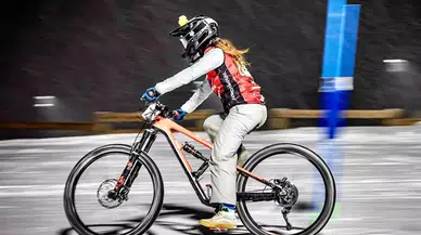 Denizlili Sporcu Snow Bike Türkiye Şampiyonası'na Damga Vurdu