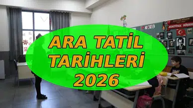 Ara tatil ne zaman başlıyor ve Ramazan Bayramı ile birleşiyor mu?
