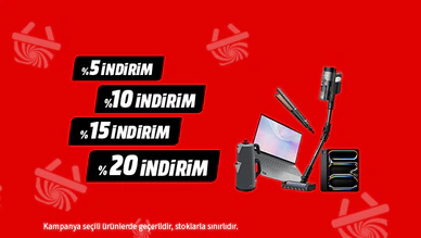 MediaMarkt yaz kampanyasında indirimli ürünler satışta