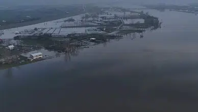 Edirne'de Meriç Nehri'nin Debisi Düşüşe Geçti: Taşkın Riski Yok