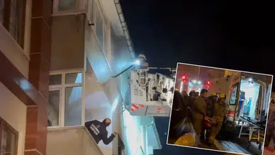 Sancaktepe'de Yangın: 3 Katlı Binanın 2. Katında Çıkan Alevler Bir Kişiyi Yaraladı