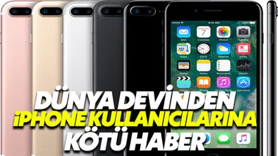 Dünya Devi Apple'dan iPhone Kullanıcılarına Kötü Haber