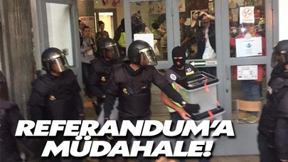 Katalonya'da sokaklar karıştı:337 yaralı!