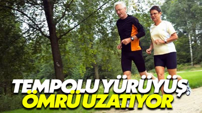 Tempolu yürüyüş ömrünüze 4 yıl katıyor
