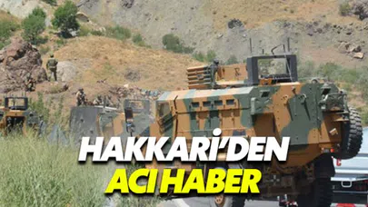 Hakkari'de patlama: 4 asker şehit oldu
