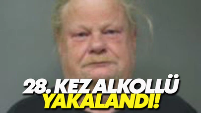 ABD'de bir adam 28. kez alkollü araç kullanırken yakalandı