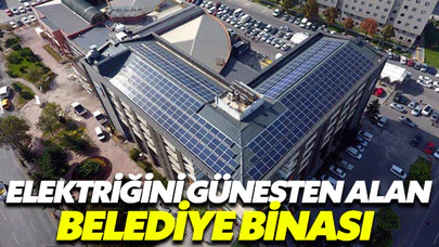Bu belediye elektriğini güneşten alıyor
