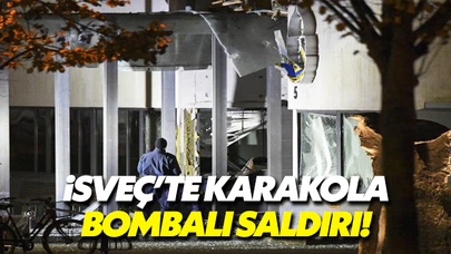 İsveç'te karakola bombalı saldırı