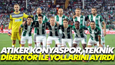 Atiker Konyaspor, teknik direktörü ile yollarını ayırdı