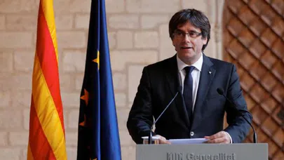 Katalan lidere şok yakalama kararı