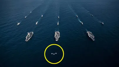 Sıcak gelişme….Amerikan donanması savaş düzenine geçti