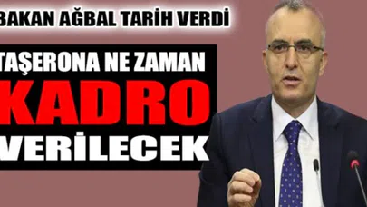 Taşerona Kadro Nihai Karara Bağlanıyor