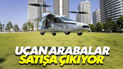Uçan arabalar satışa çıkıyor