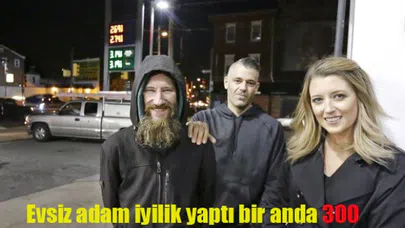 Evsiz adam 20 doları benzini biten kadına verdi 300 bin doların sahibi oldu