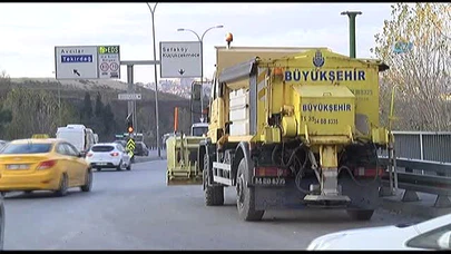 İstanbul Büyükşehir Belediyesi kar yağışı hazırlıklarına başladı