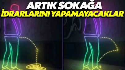 Artık sokağa idrarlarını yapamayacaklar