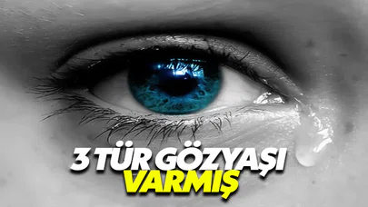 Bilim insanları gözyaşının üç tür olduğunu belirtiyor