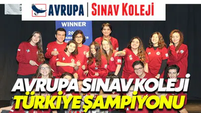 Avrupa Sınav Koleji Robotik Yarışması Türkiye Şampiyonu oldu