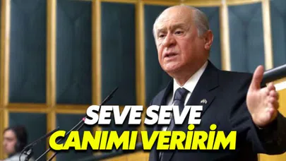 Bahçeli'den Afrin mesajı: 'Seve seve canımı veririm'